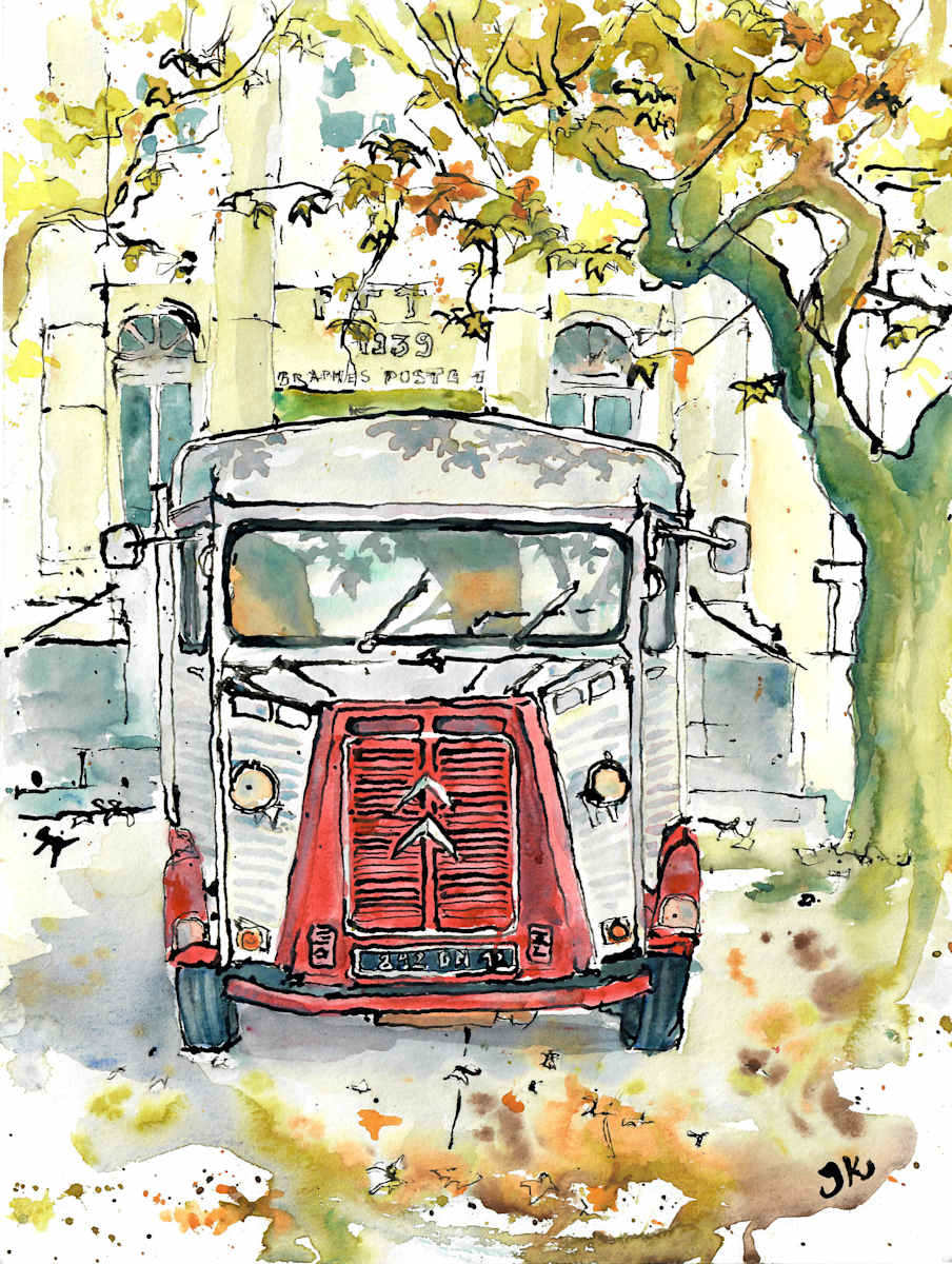 Citroen Camionette by Julia Kaulbach 