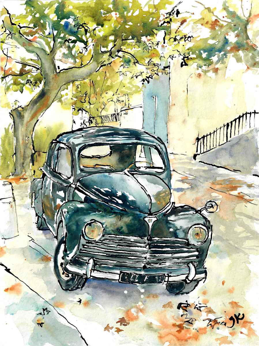 Peugeot 203 by Julia Kaulbach 