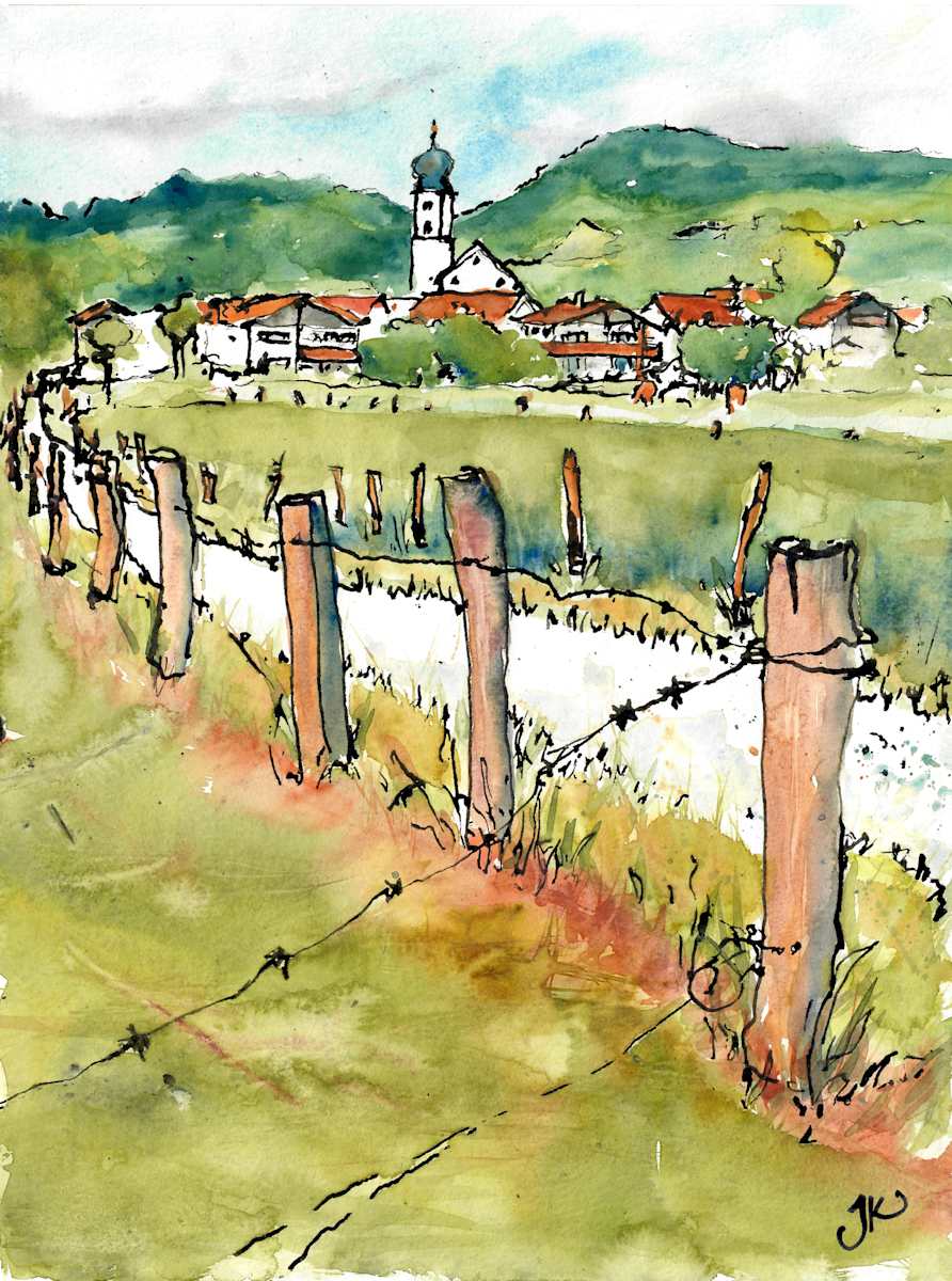 ohlstadt ausblick by Julia Kaulbach 