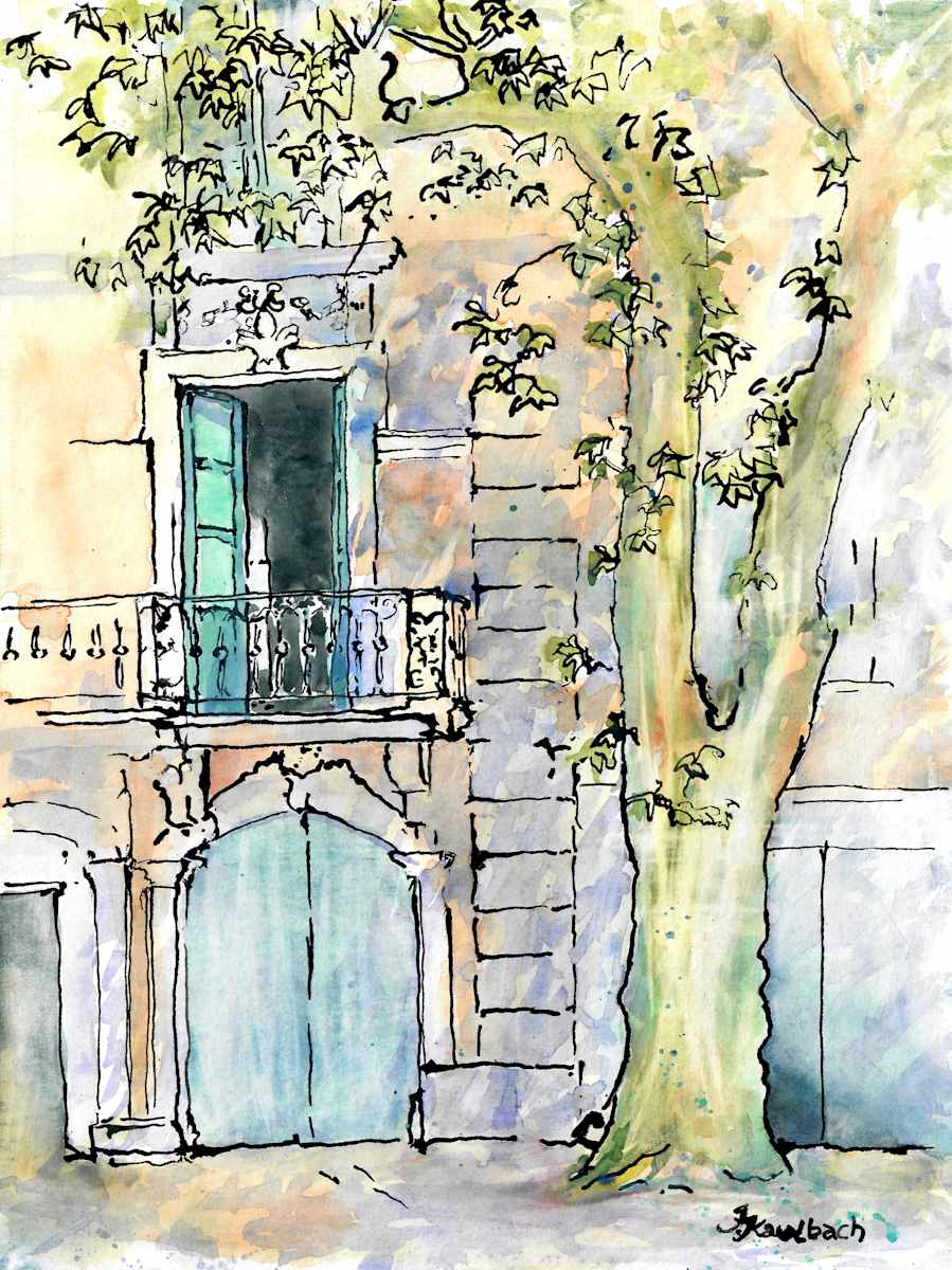 Place Astruc  - un balcon by Julia Kaulbach 