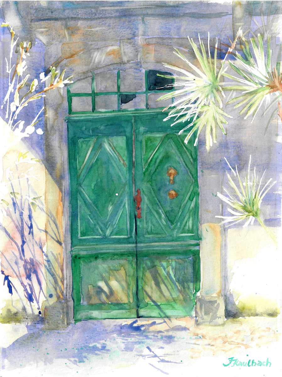 Gruene Tuere by Julia Kaulbach 