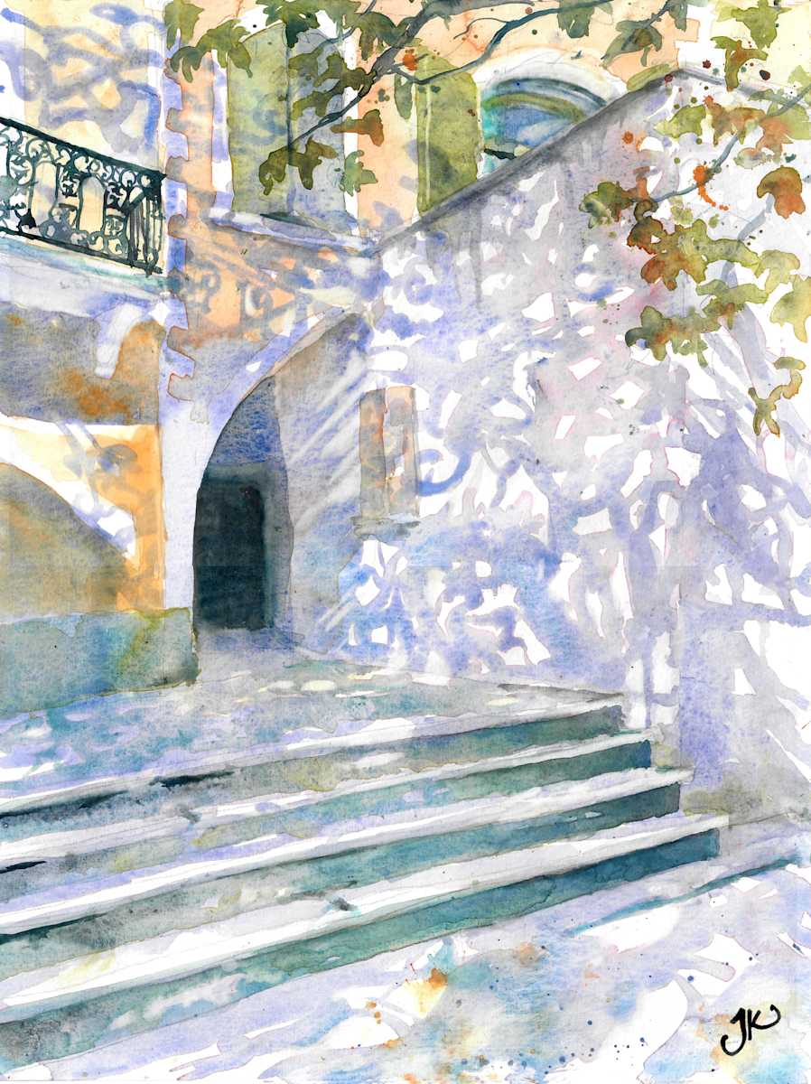 Place Astruc Durchgang Schattenspiel by Julia Kaulbach 