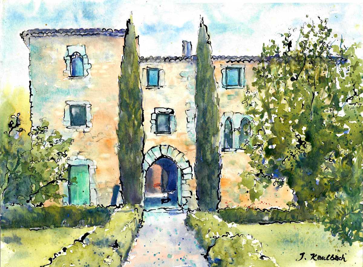 Auftrag Chantal Perrin 01 Chateau by Julia Kaulbach, Image 1.