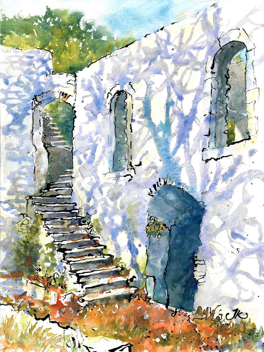 Château Russe - Escaliers by Julia Kaulbach, Image 1.