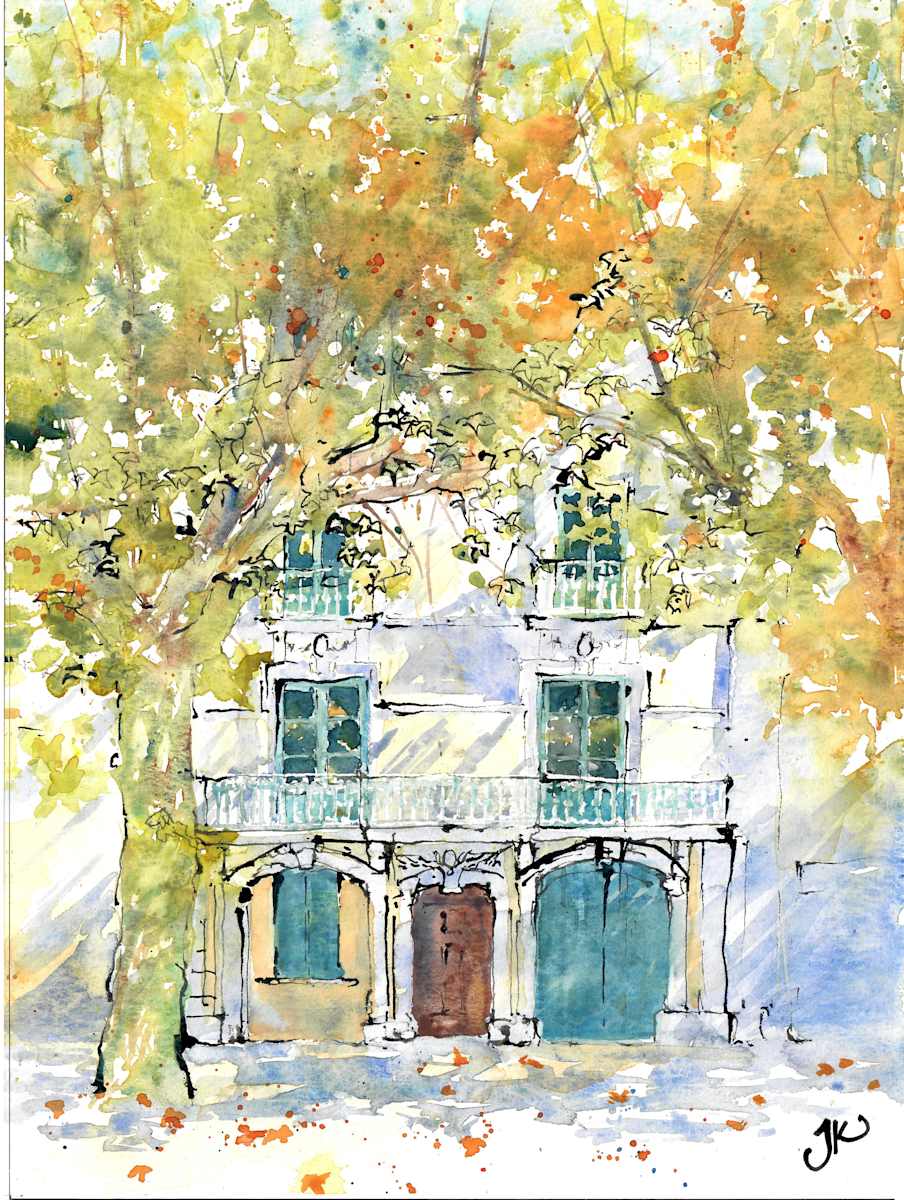 Place Astruc, End of Summer by Julia Kaulbach 