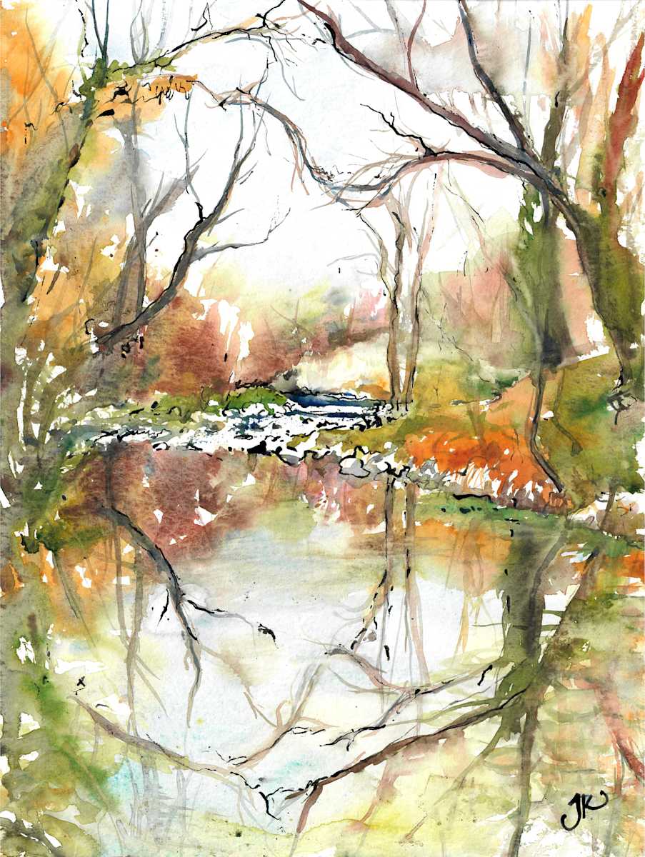 Le VIdourle près de Bagard by Julia Kaulbach, Image 4.