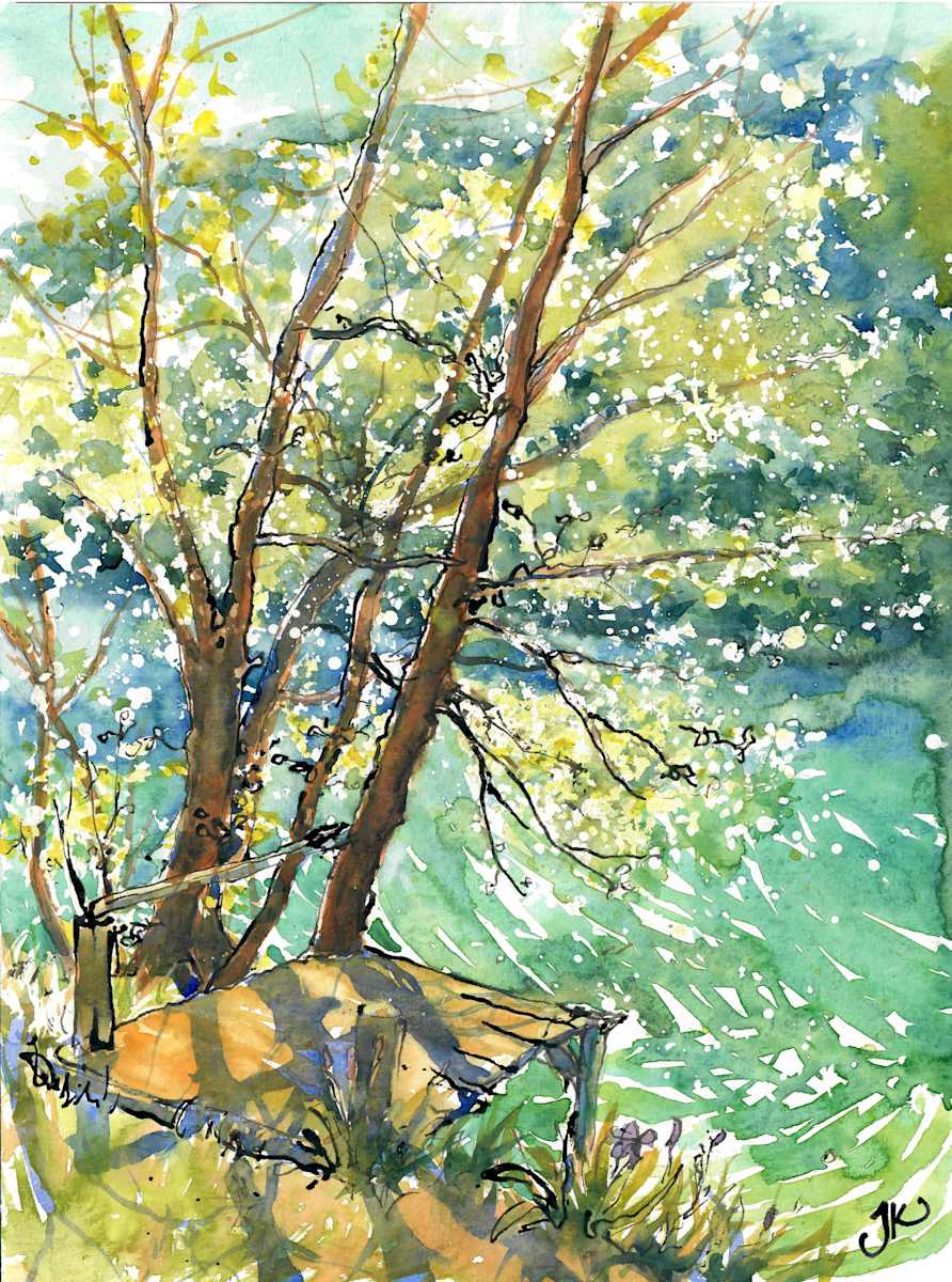Spring in Cecil's Garden by Julia Kaulbach, Image 1.