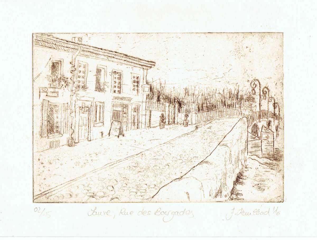 Rue des Bourgades 1/25 by Julia Kaulbach 