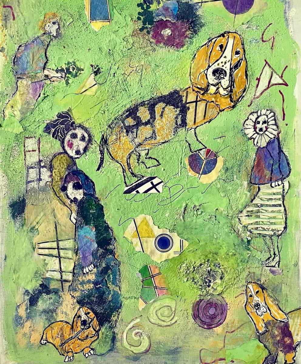 Dogs X by nancy gordon 