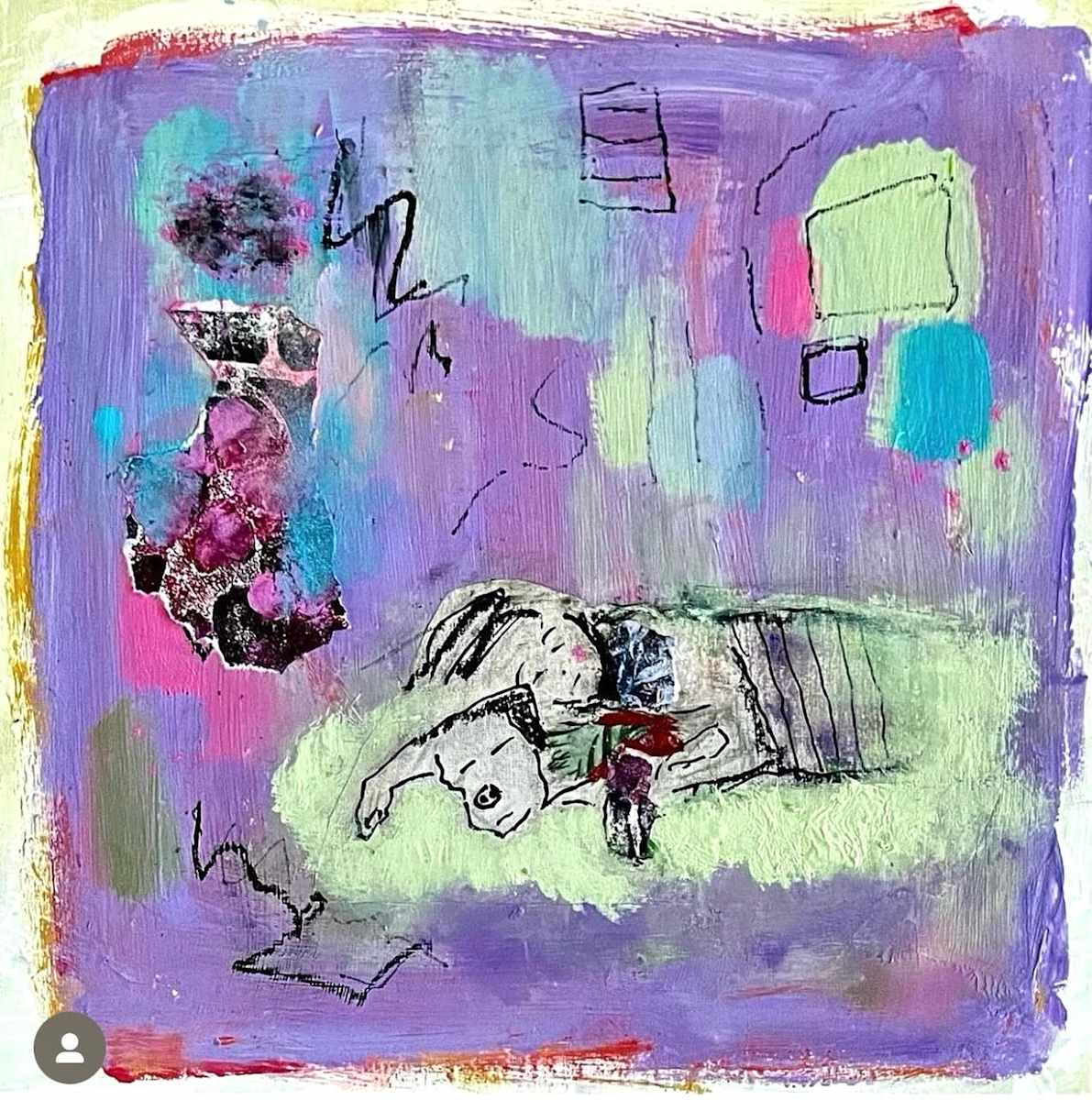 Dogs XII by nancy gordon 