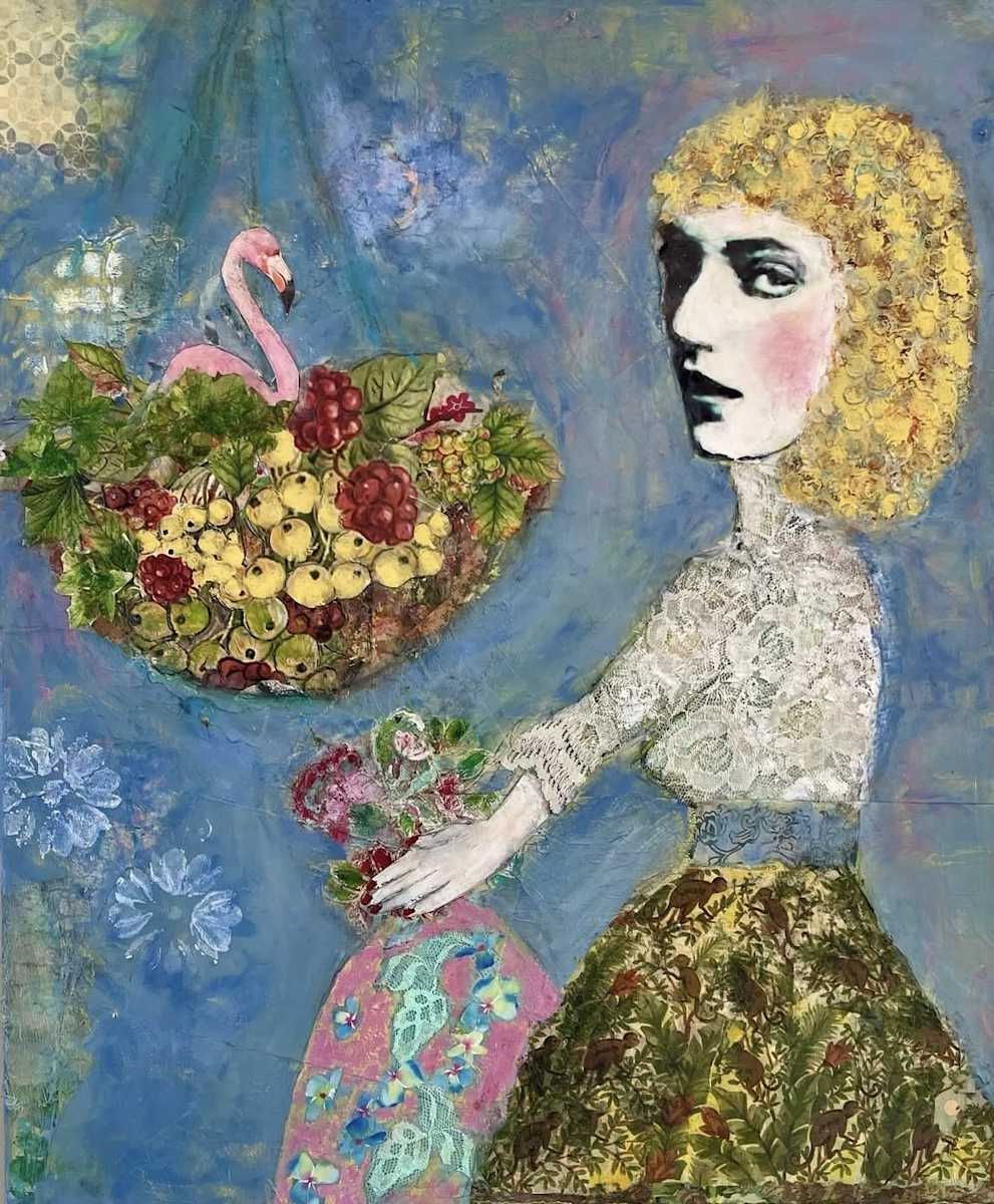 Flamingo Salad by nancy gordon, Image 1.