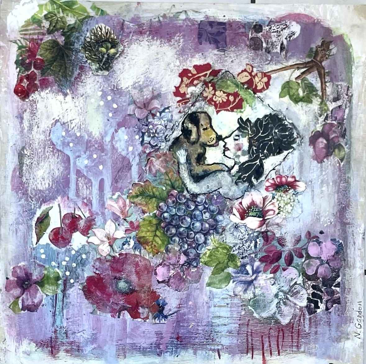 Sleeping With Dog II by nancy gordon, Image 1.