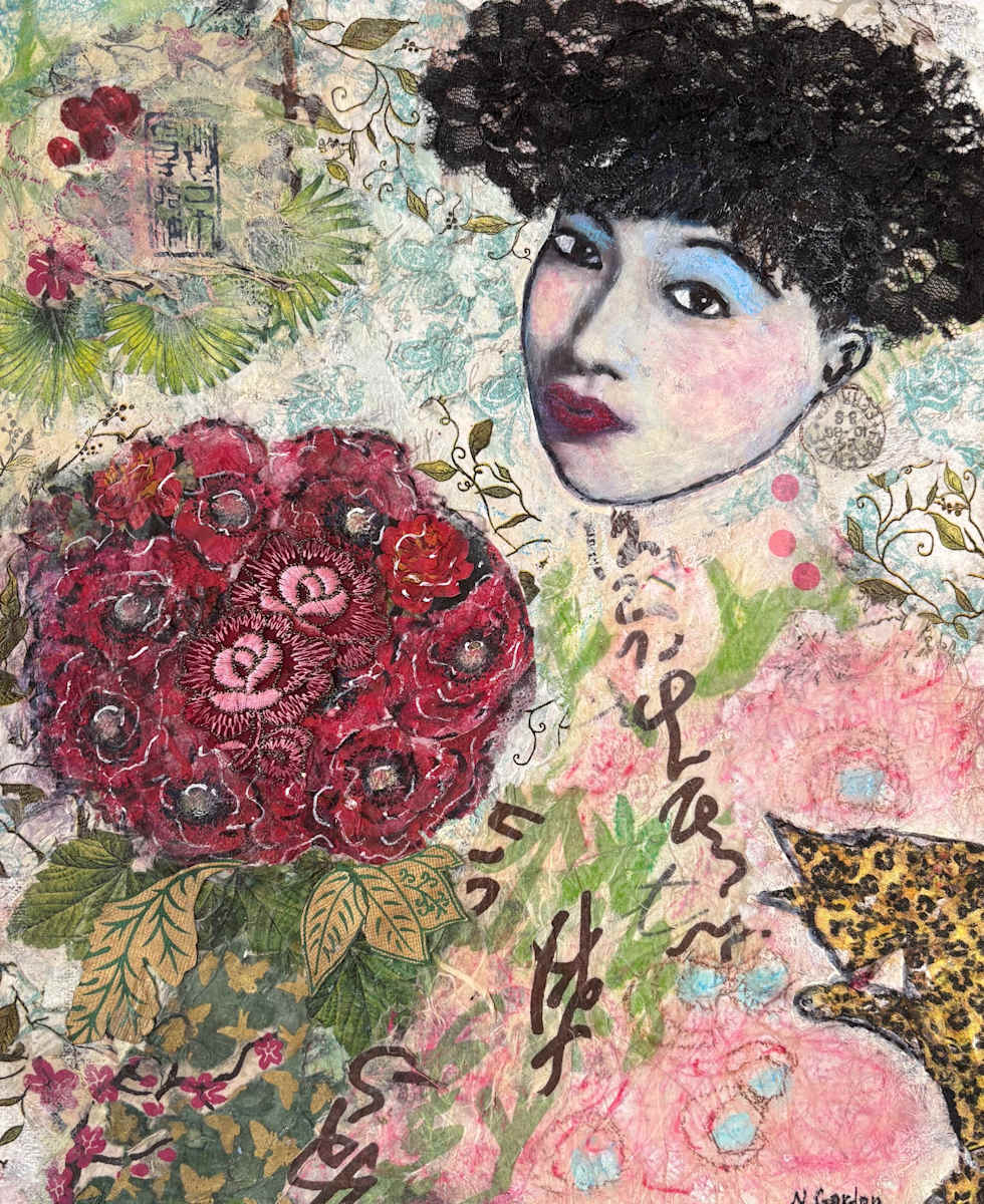 Cat Bouquet by nancy gordon 