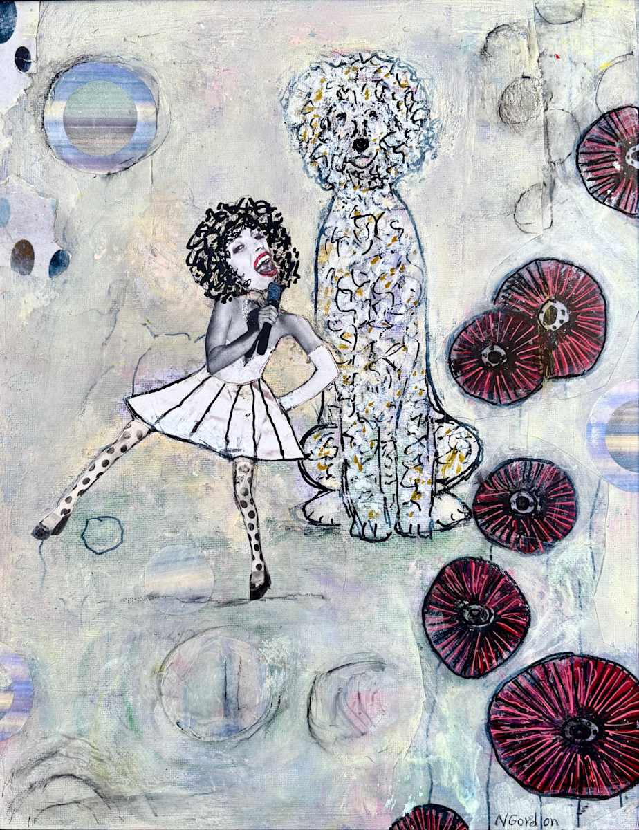 Dancing with Poodle by nancy gordon 