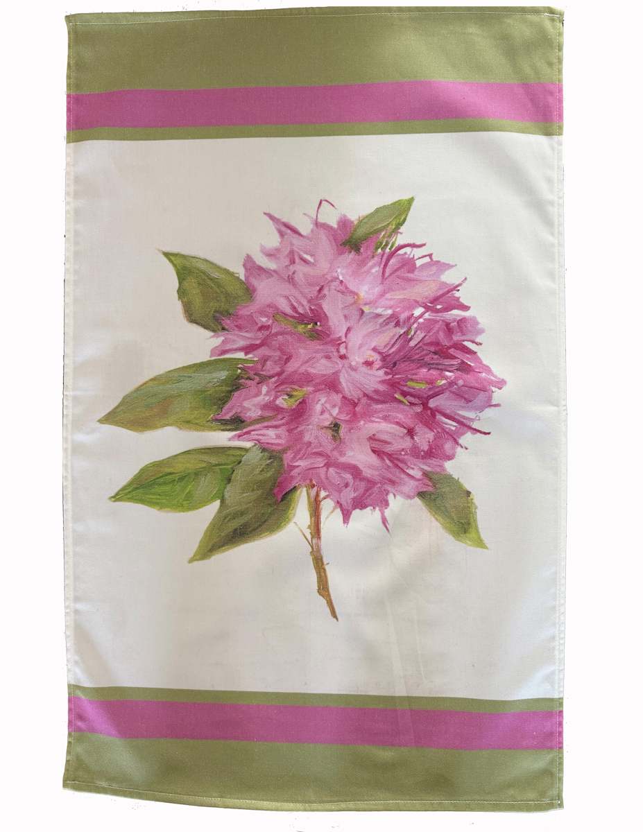 Rhody tea towel by nikki  Image: Full tea towel