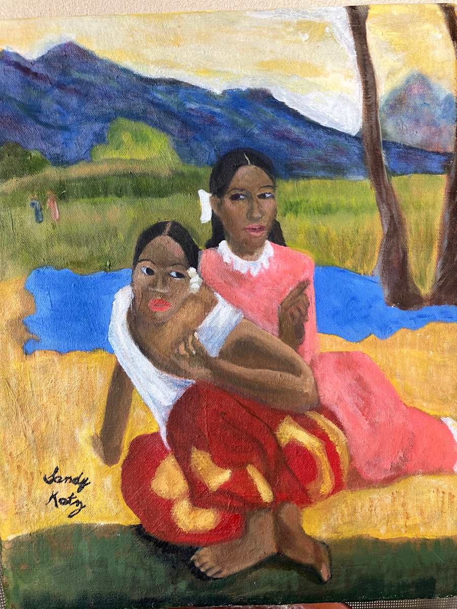 Study of Gauguin by Sandy Katz 