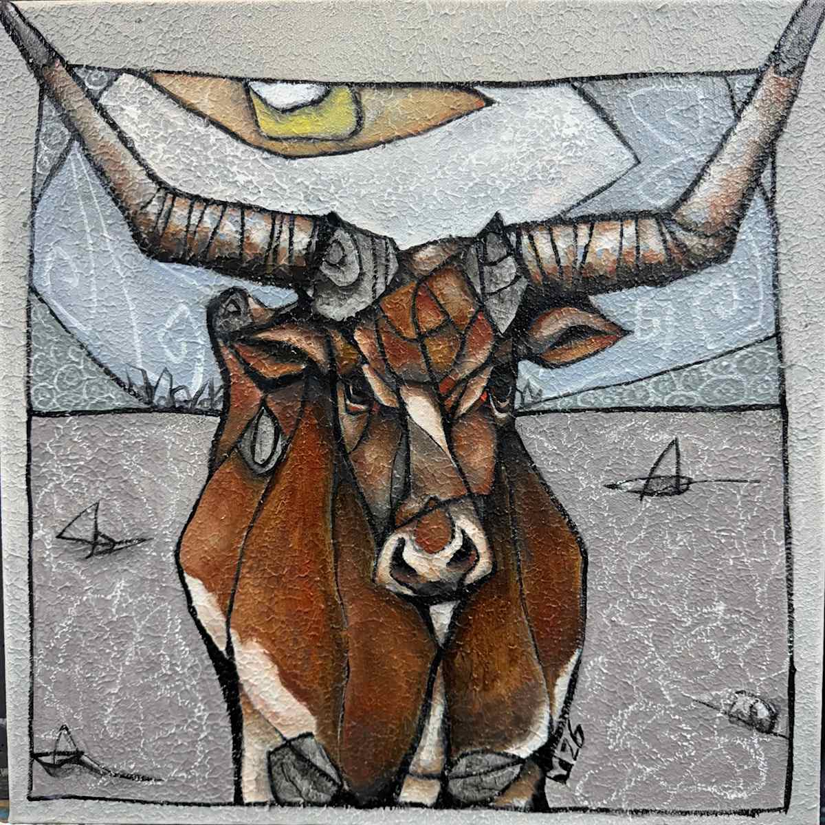 Standing Outside by Young Kim 