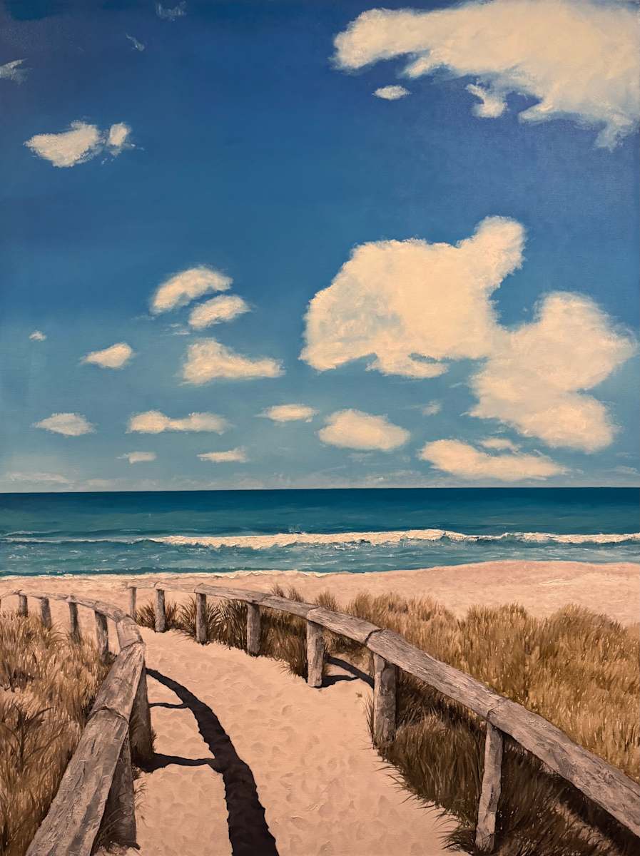 A day at the beach by Young Kim 