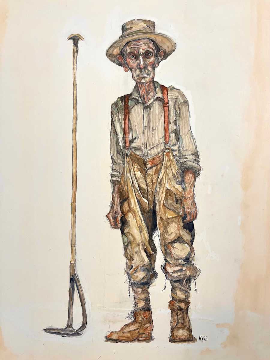 A farmer by Young Kim 
