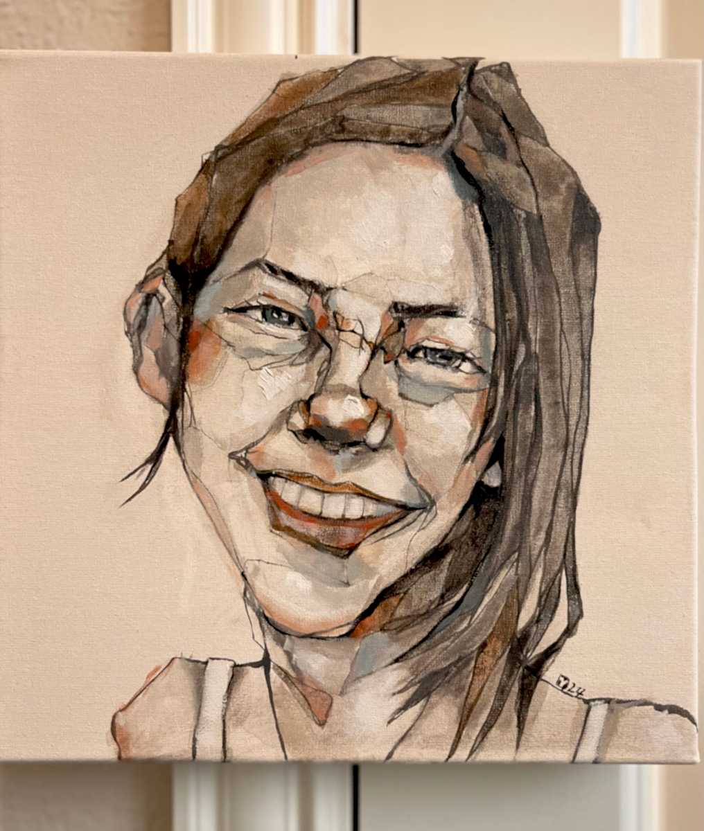 Portrait of a girl by Young Kim 