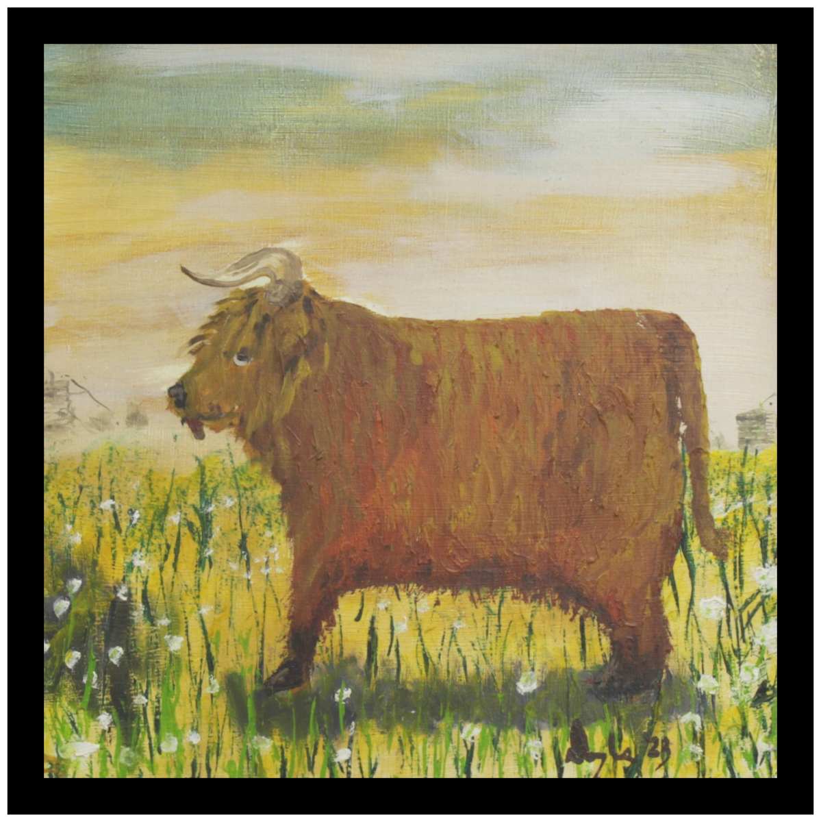 Missus Highland Coo by Douglas Black  Image: From The Peaceable Coexistence Series