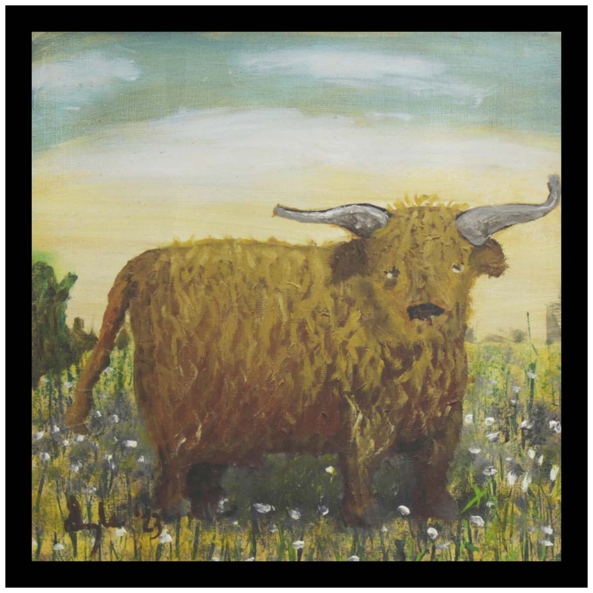 Mister Highland Coo by Douglas Black  Image: From The Peaceable Coexistence Series