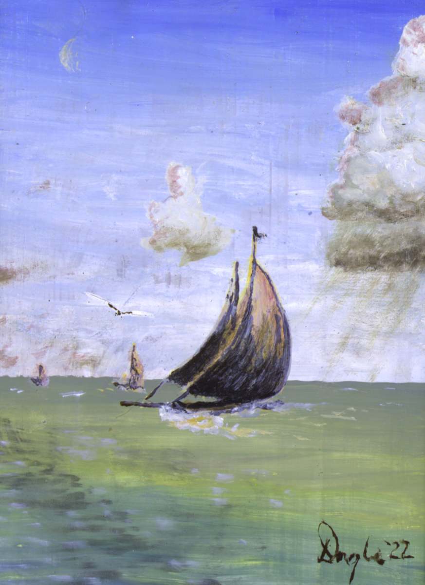 Nautical Study No. 3 by Douglas Black  Image: Study No. 3, after a painting attr. August Löhr