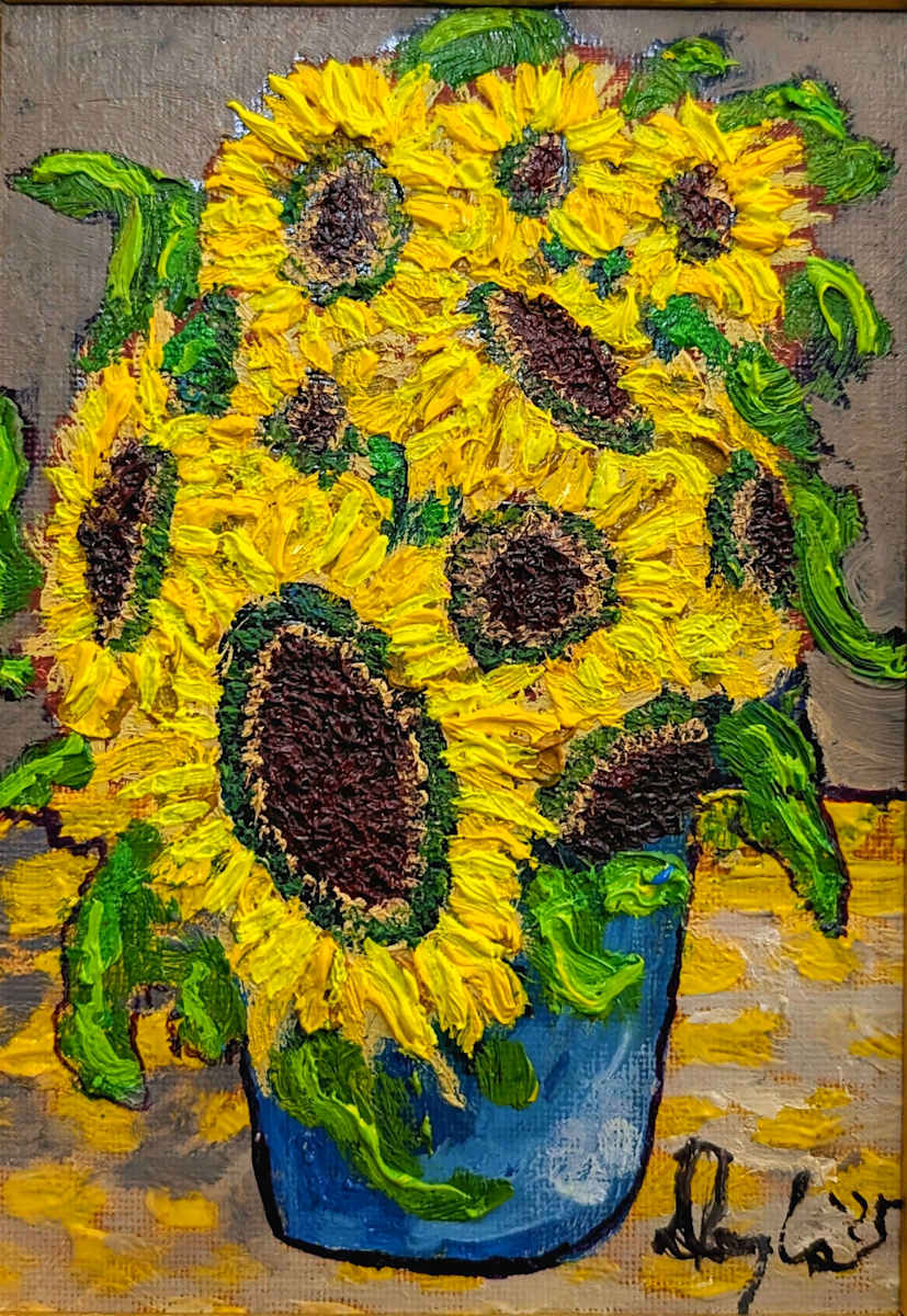 SUNFLOWERS No. 10 by Douglas Black  Image: From The Dozen Sunflowers Series