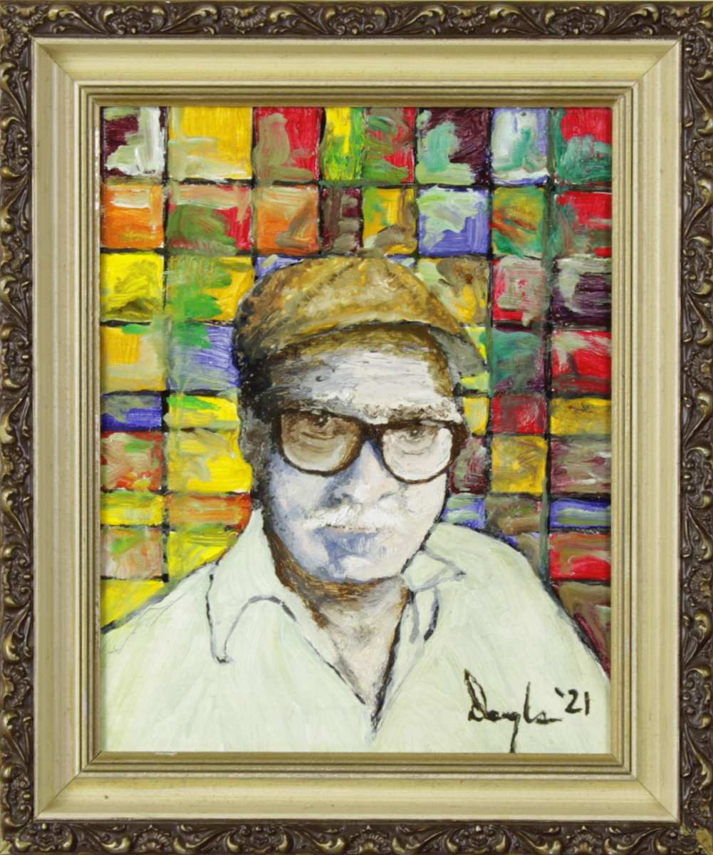 Self Portrait No. 8 by Douglas Black  Image: Framed Self Portrait No. 8