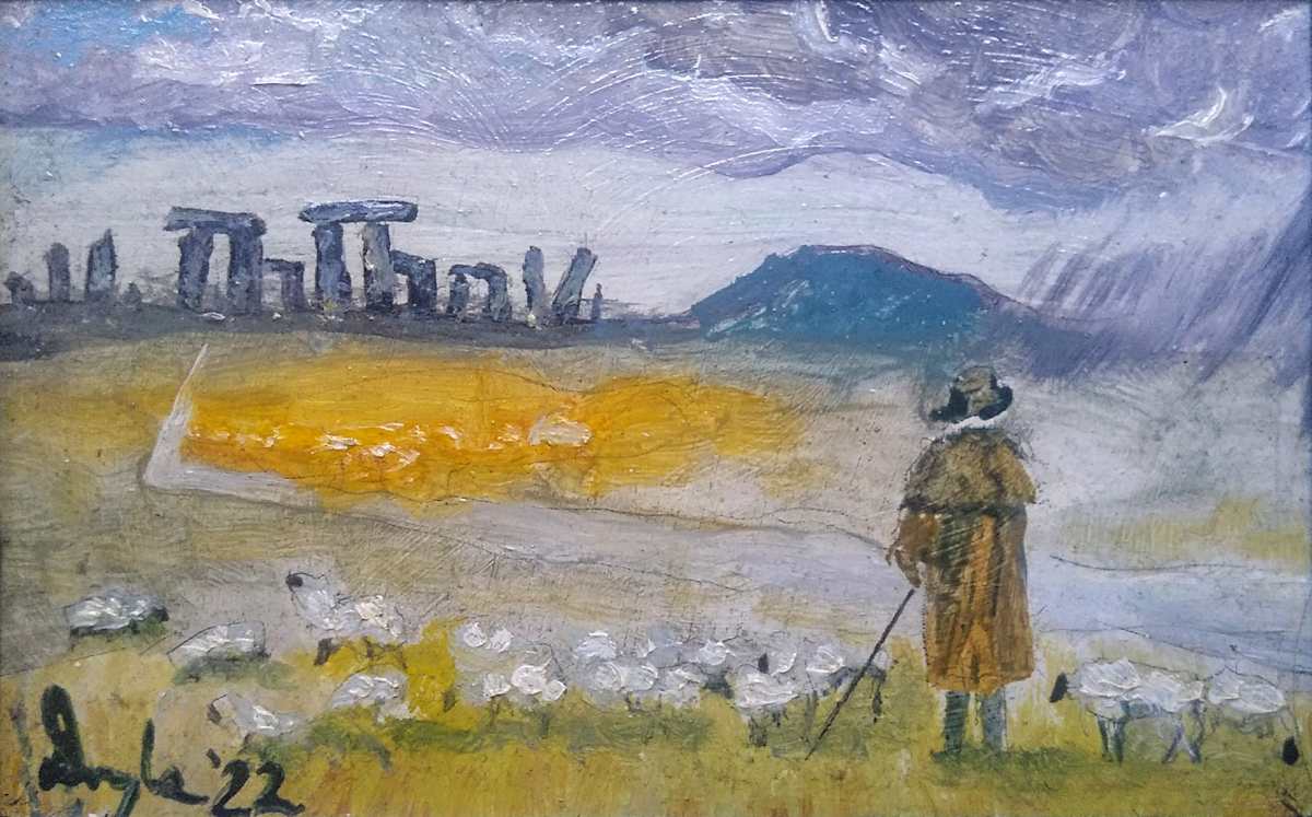 Stonehenge, 1827 by Douglas Black  Image: From The Homage To Master Series