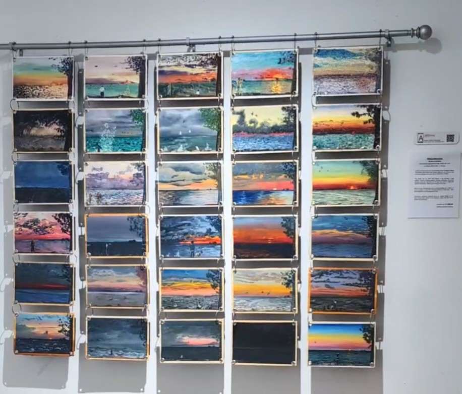 31 Installation Piece 30days30sunrises by Douglas Black 