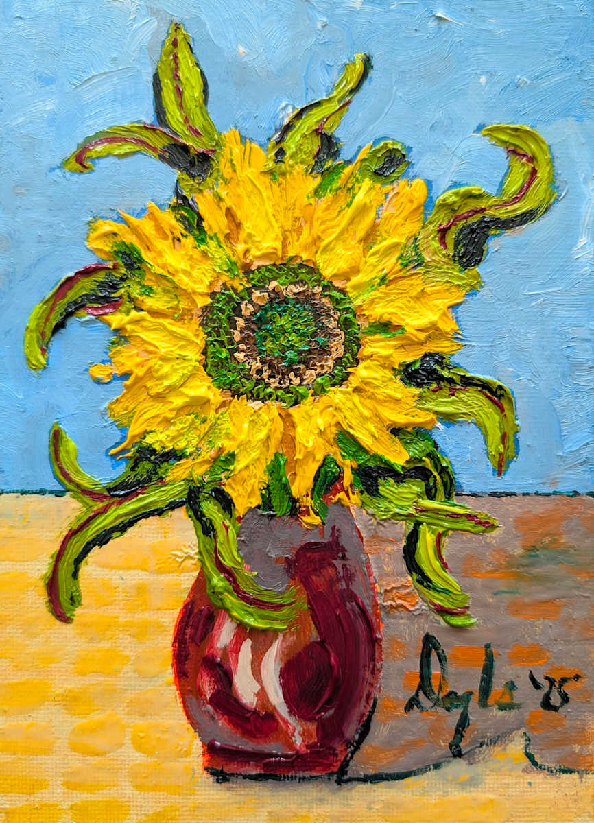 SUNFLOWERS No. 1 by Douglas Black  Image: From The Dozen Sunflowers Series