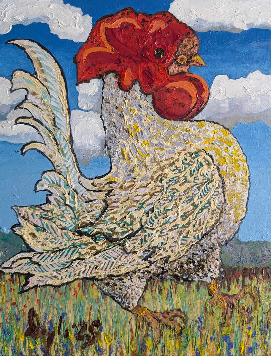 Dancing Chicken by Douglas Black  Image: From The Peaceable Coexistence Series