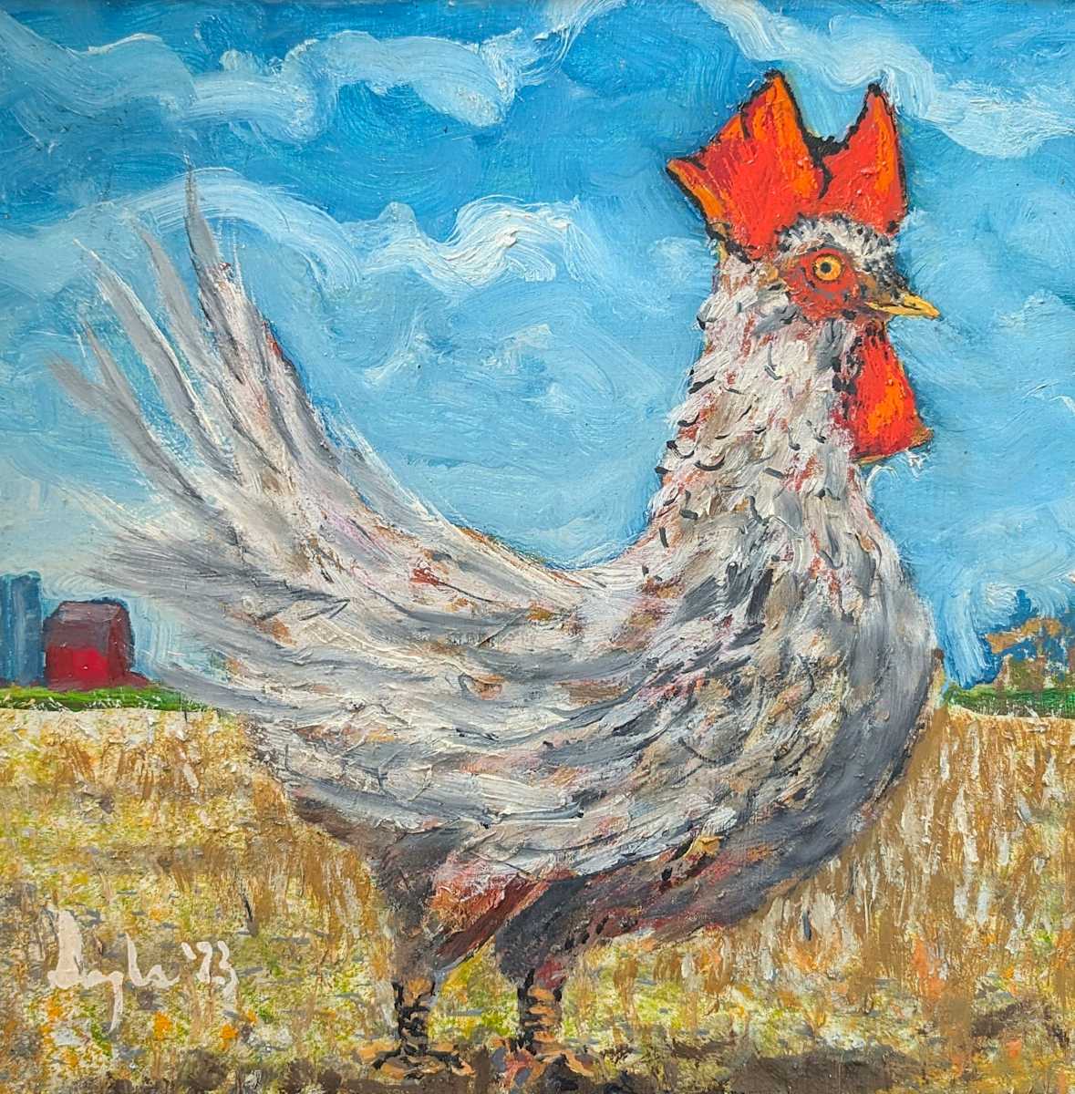 Barnyard Chicken by Douglas Black  Image: From The Peaceable Coexistence Series