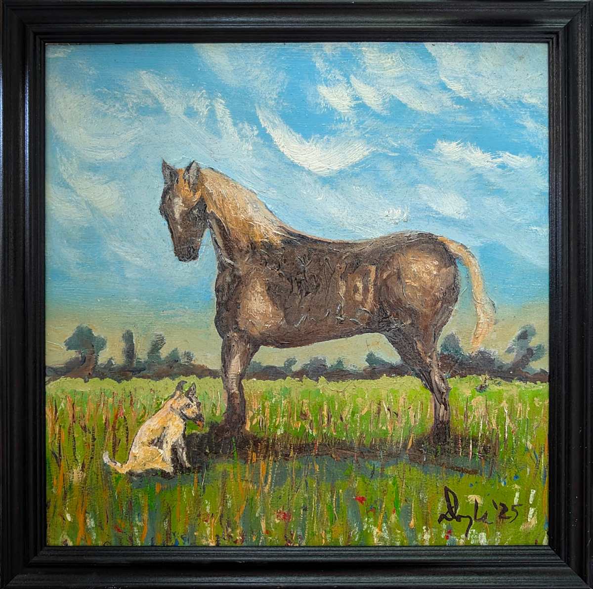 Maggie And Martha, Dog And Mare by Douglas Black  Image: From The Peaceable Coexistence Series