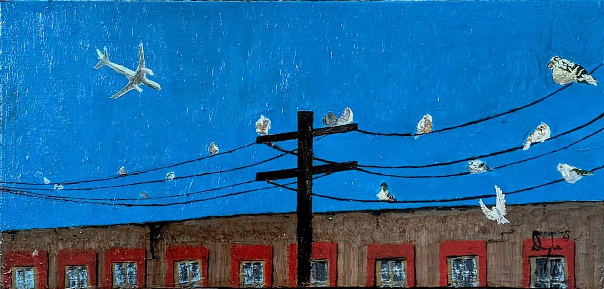 Blue Pigeons No. 3 by Douglas Black  Image: Blue Pigeons No. 3
