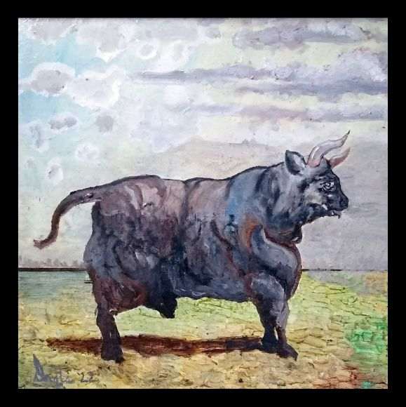 Prized Bull by Douglas Black  Image: From The Peaceable Coexistence Series