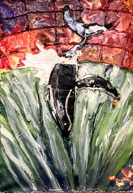 Whale Diving by Douglas Black  Image: Whale Diving