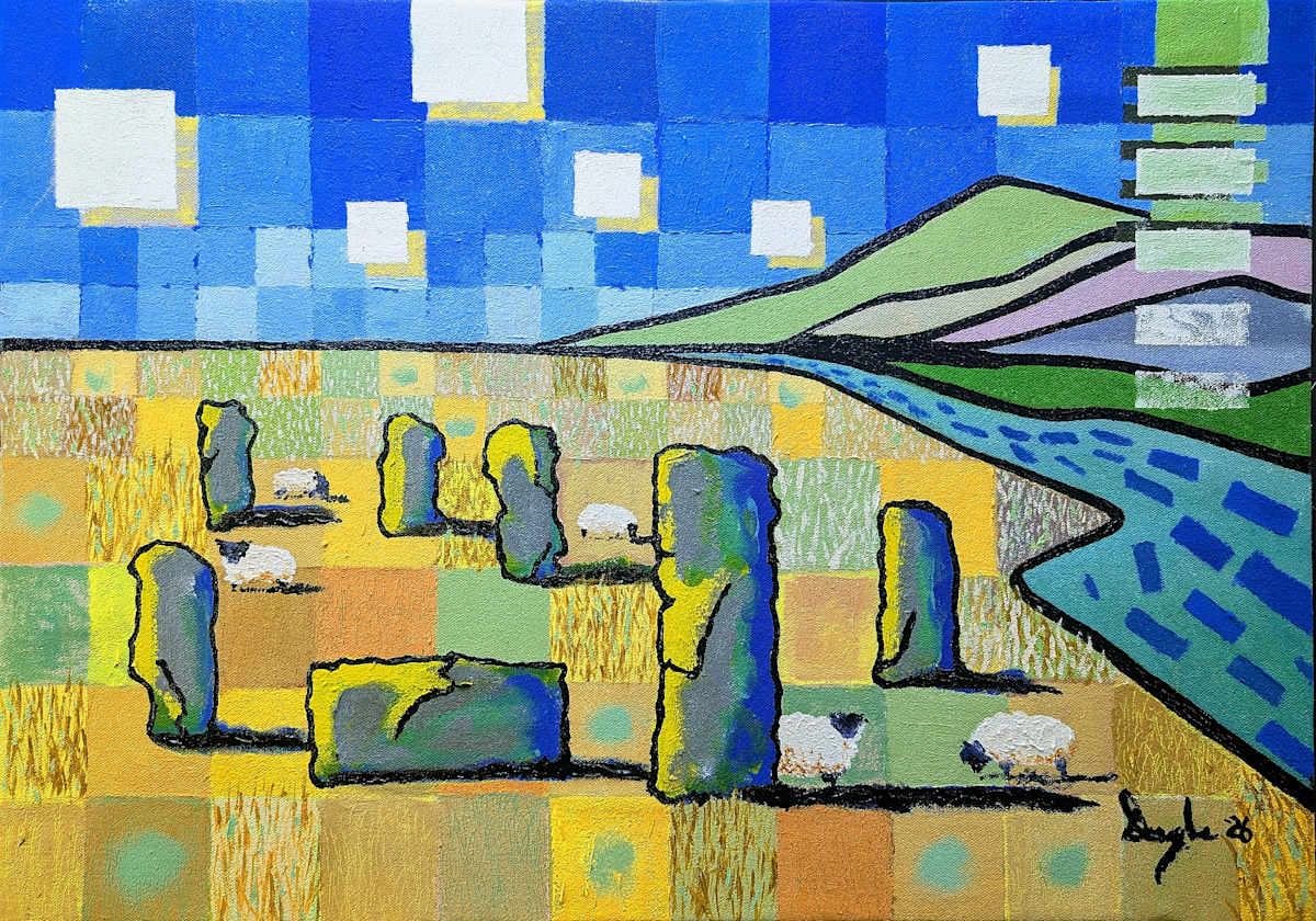 Sheepish - Standing Stones No. 4 by Douglas Black, Image 1.