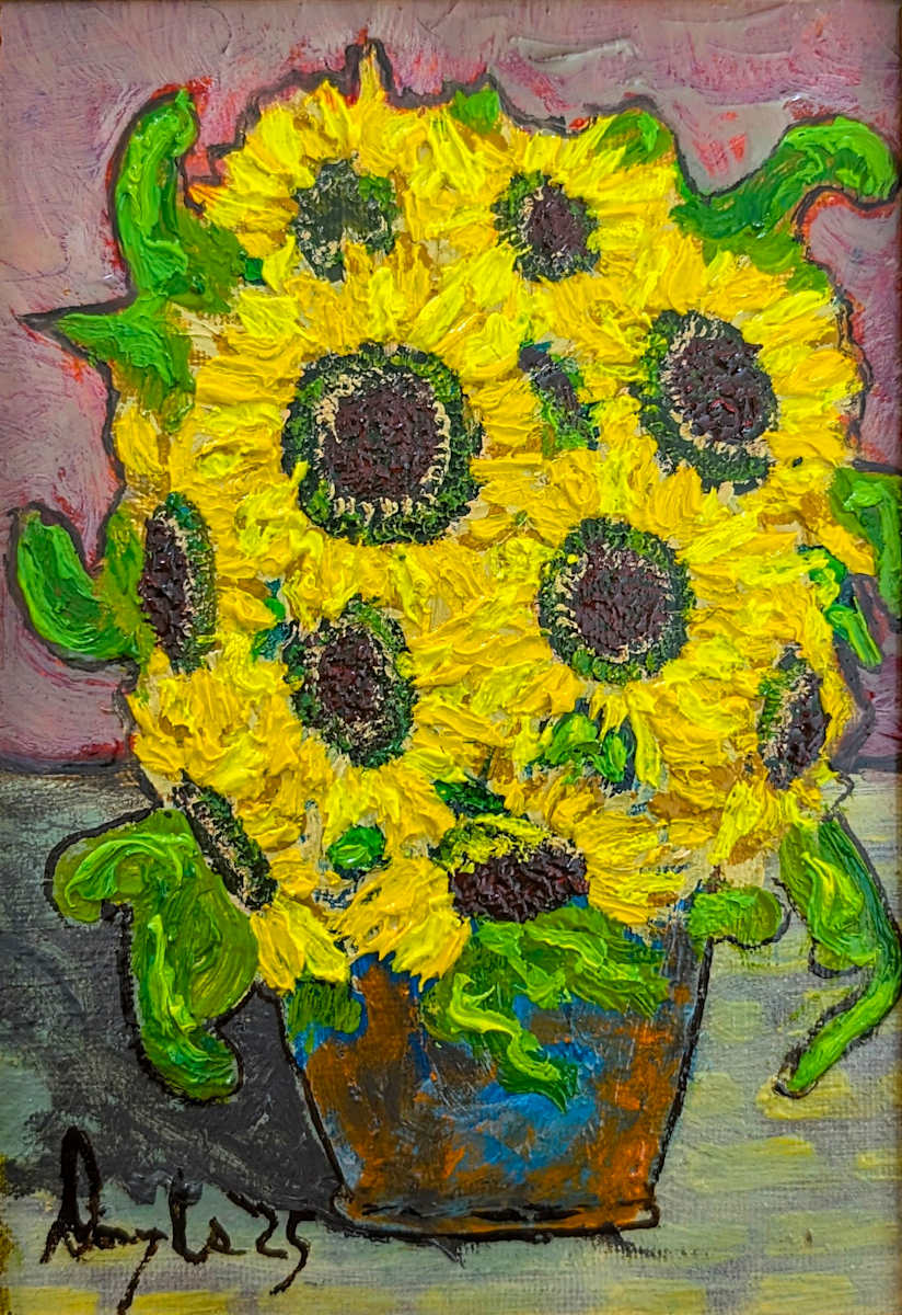 SUNFLOWERS No. 11 by Douglas Black  Image: From The Dozen Sunflowers Series