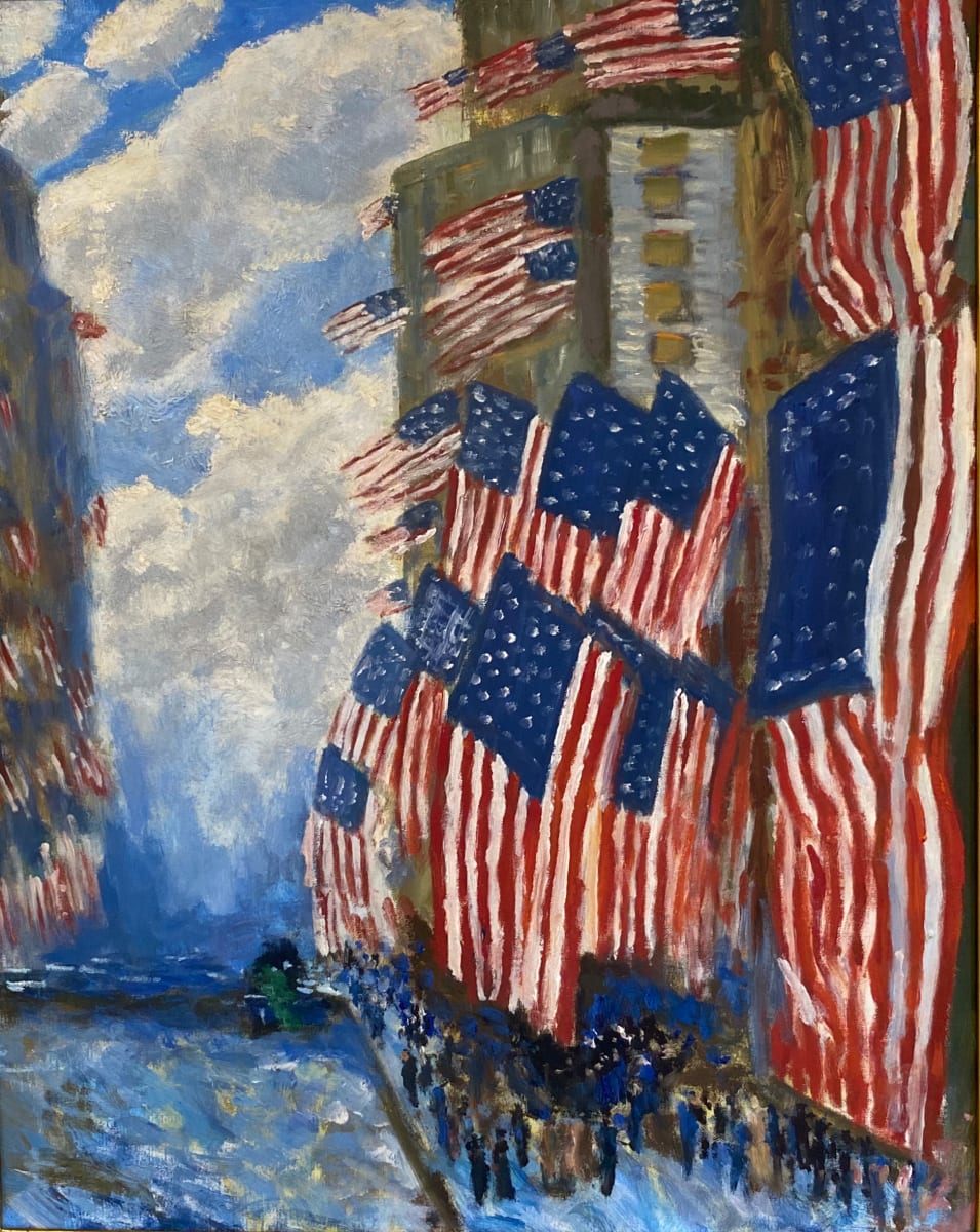Interpretation of Childe Hassam’s “The Fourth of July, 1916” by John Casey 
