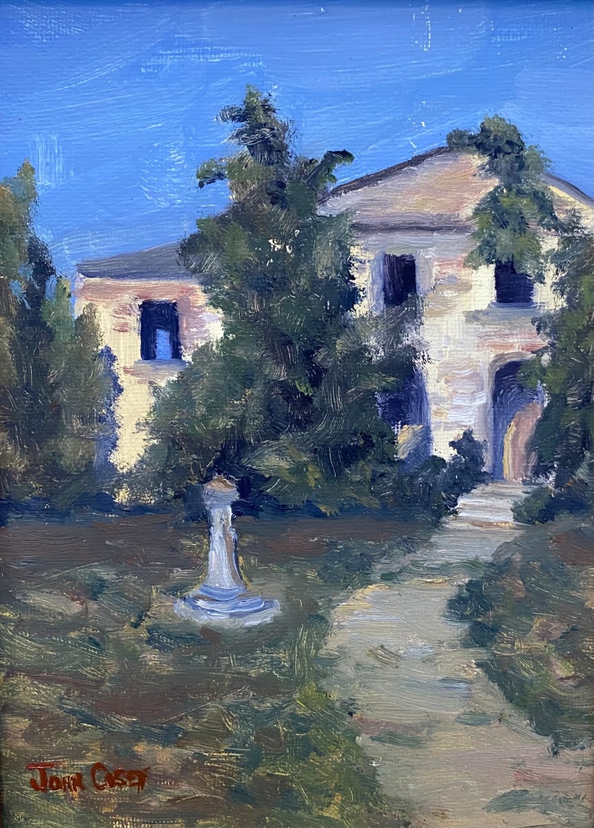 Abandoned (plein air) by John Casey 