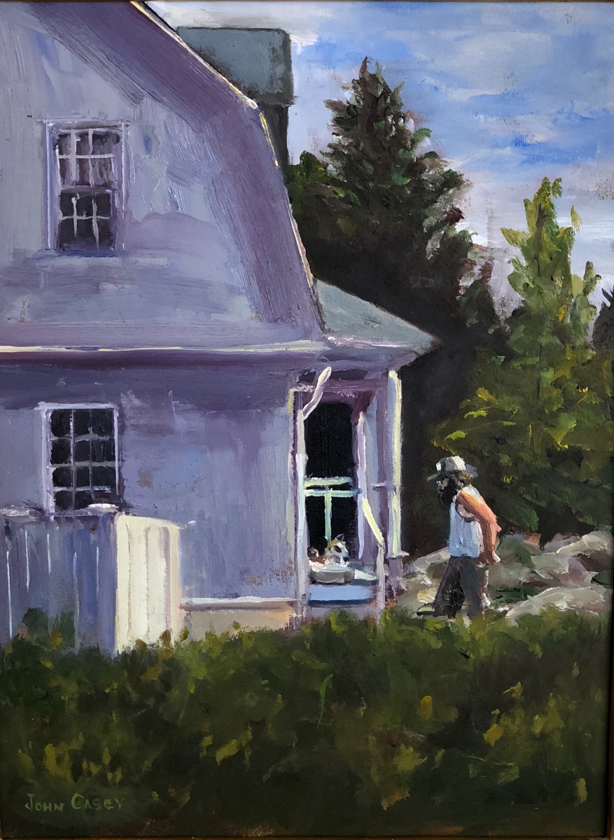 The Caretaker (plein air) by John Casey 