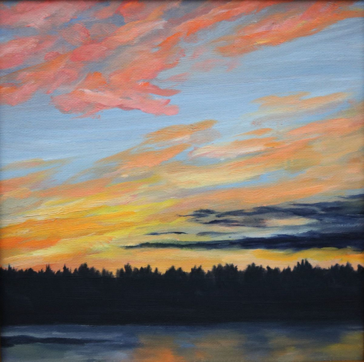 Evening Sky Aglow by John Casey 