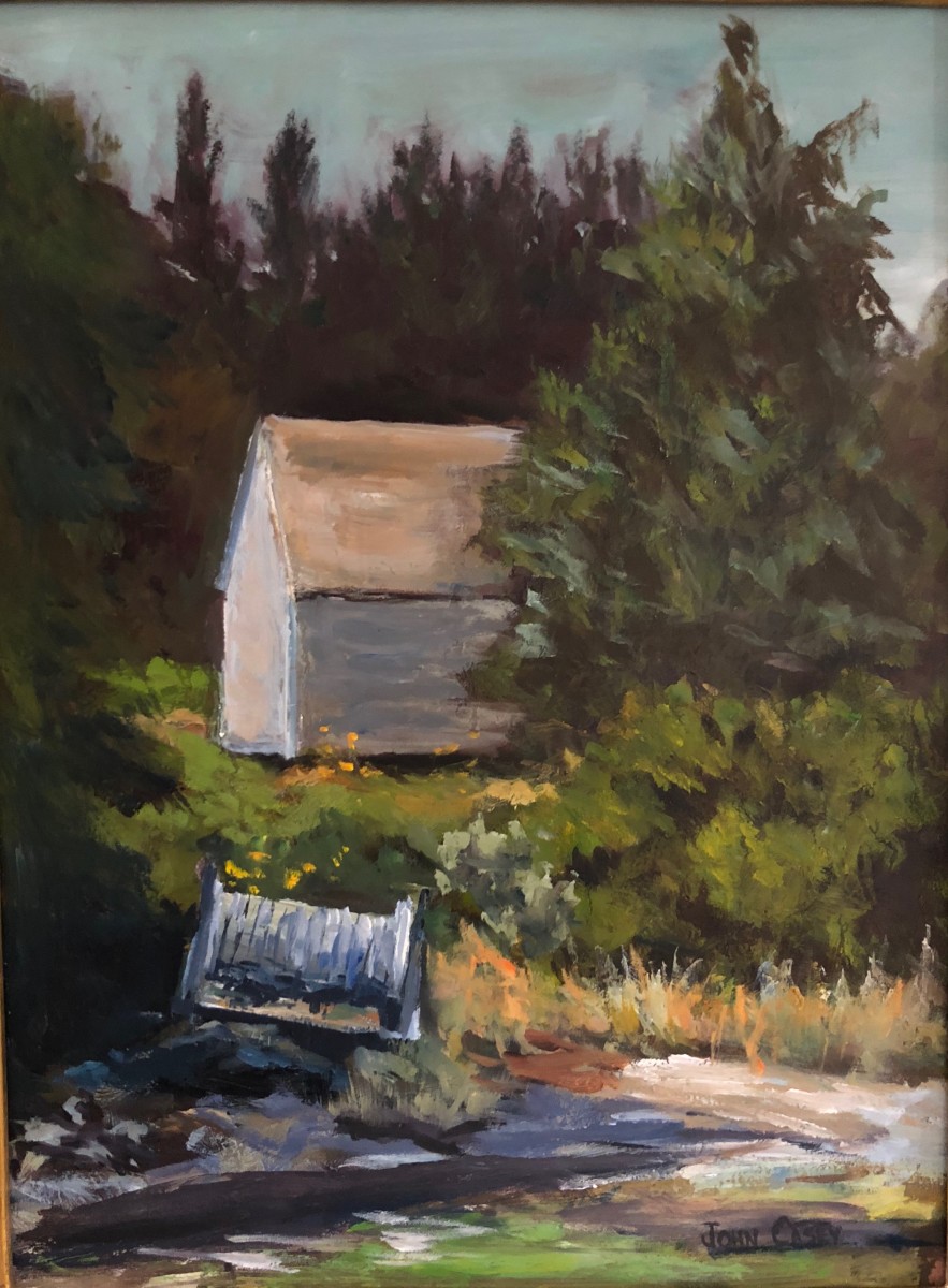 Summer's End (plein air) by John Casey 