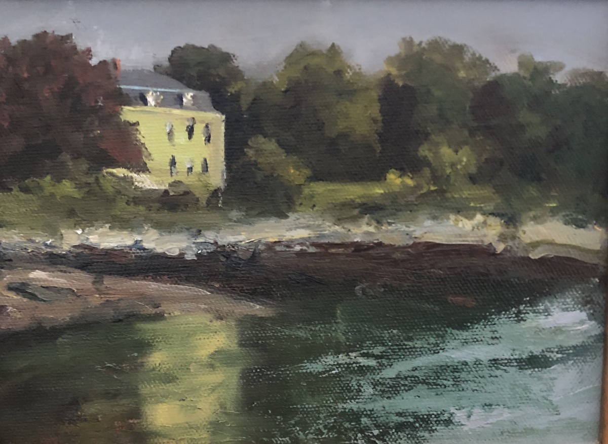 Summer Reflection (plein air) by John Casey 