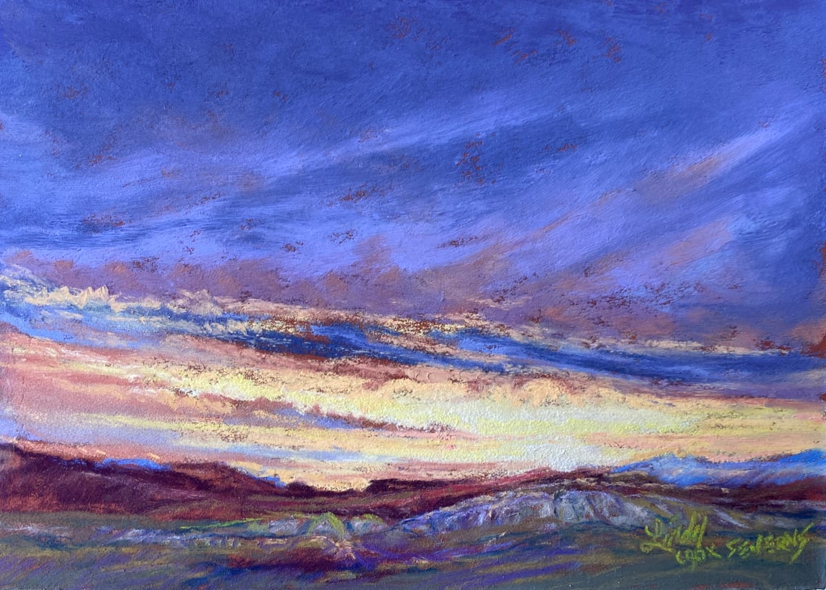 Dawn Bursts on Terlingua by Lindy Cook Severns 