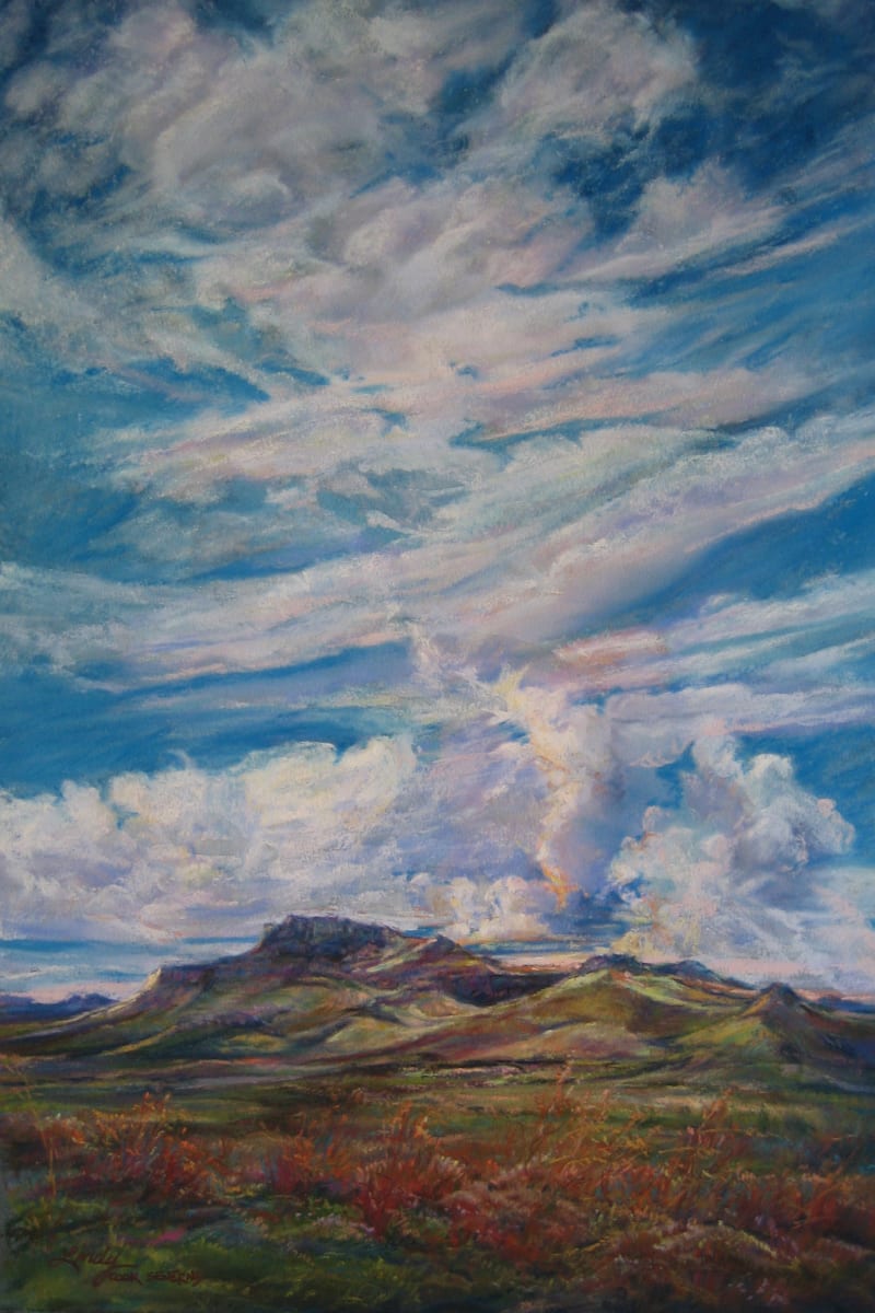 Blue Mountain Autumn Shadows, Image 1.