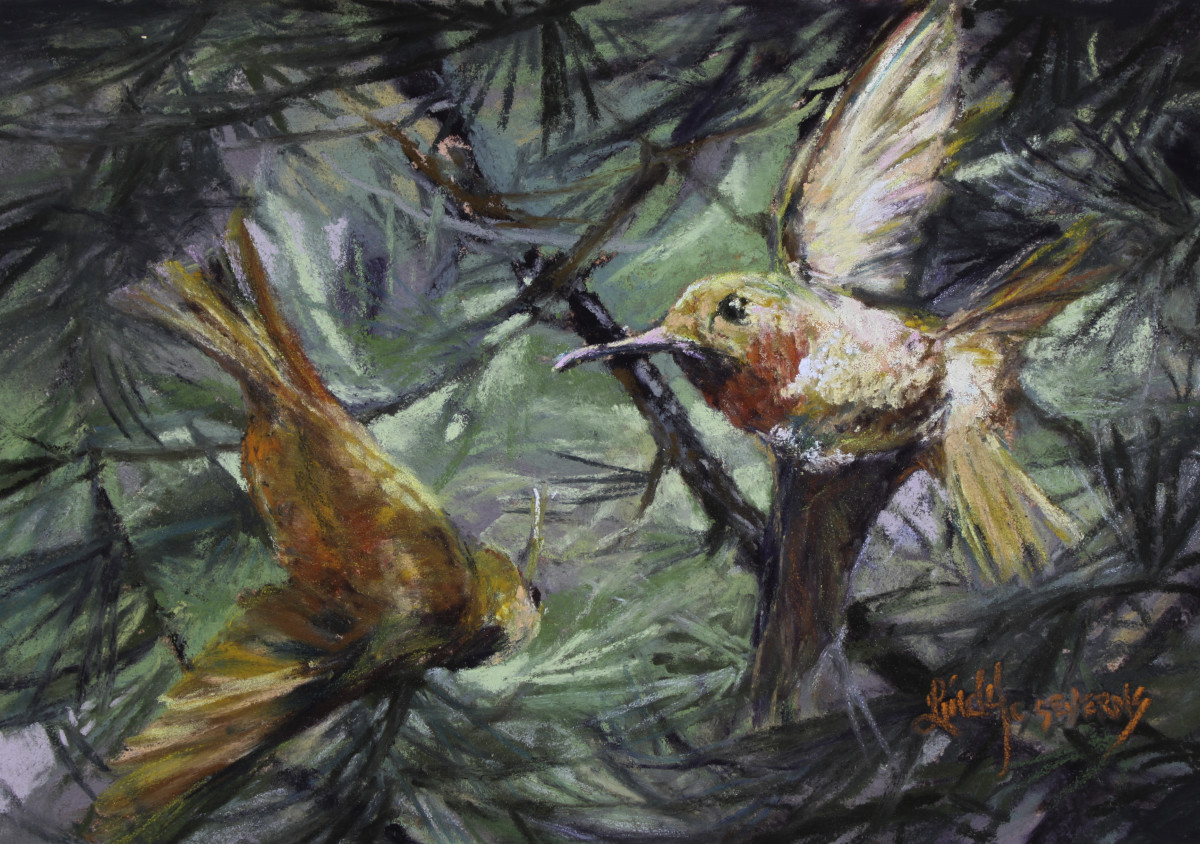 Dancing in Pinon by Lindy Cook Severns, Image 1.