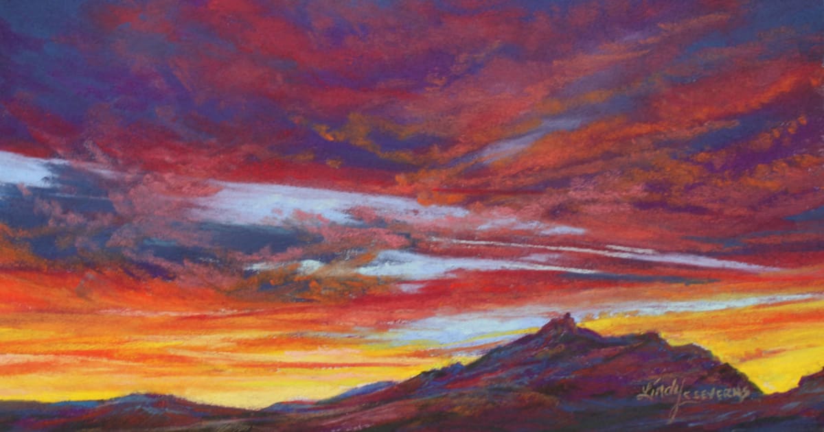 Lighting the Desert Night by Lindy Cook Severns, Image 1.